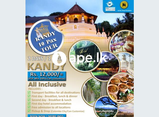 Kandy 2 Days 1 Night Tour package 
